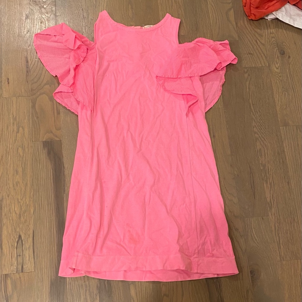 jcrew girls pink dress